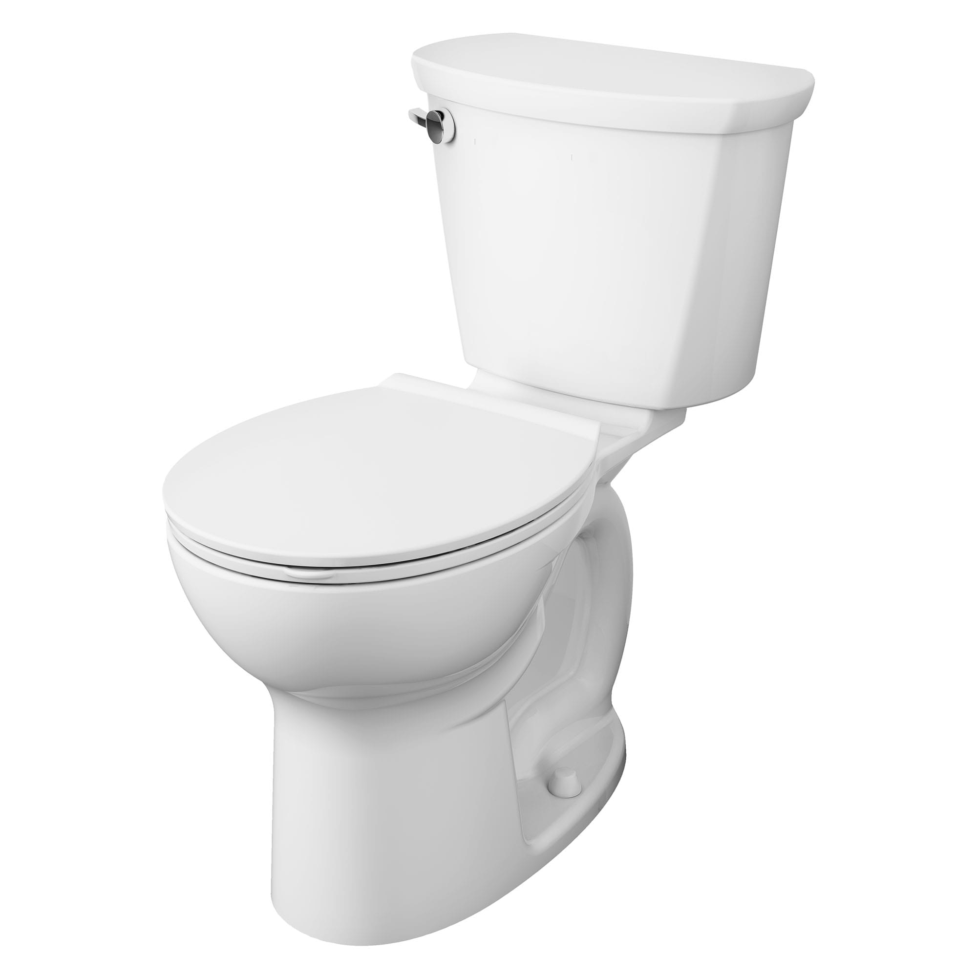 Toilette Cadet PRO, 2 pièces, 1,28 gpc/4,8 lpc,  à cuvette au devant rond à hauteur de chaise, sans siège